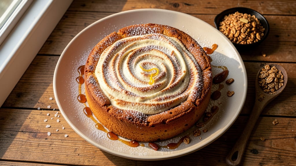 Almond Sour Cream Cake Recipe: Nutty Moistness With Buttery Streusel Crown