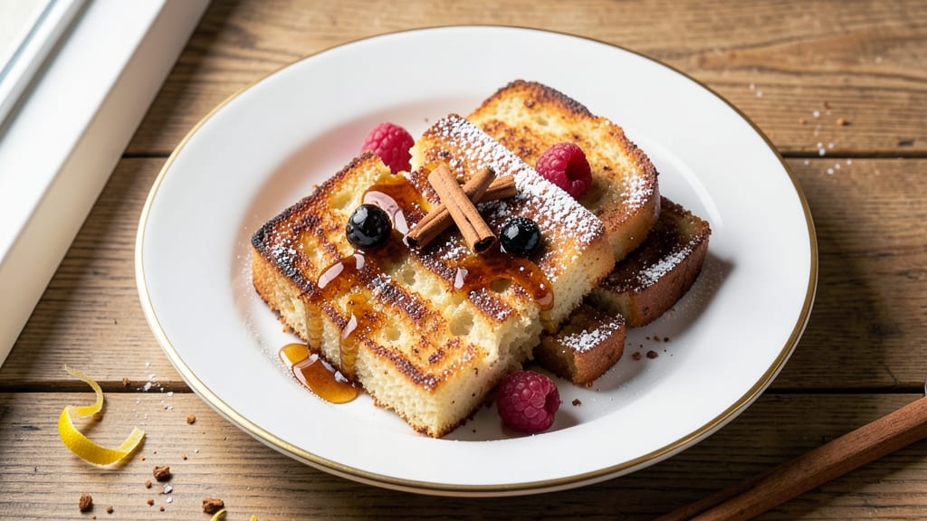 Angel Food Cake French Toast Recipe: Light and Airy Bites With Vanilla Kiss