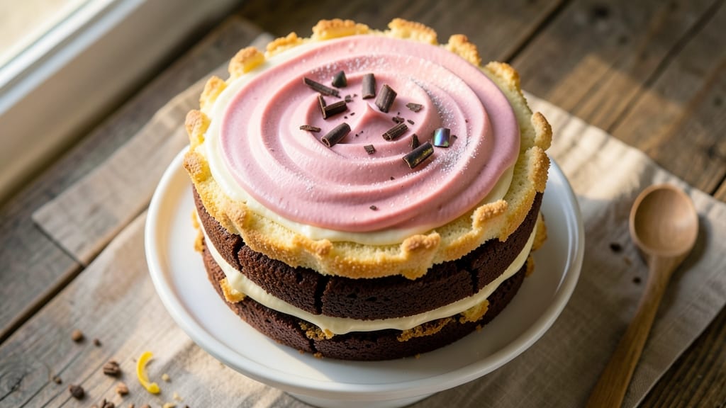 Atomic Bomb Cake Recipe: Layered Chocolate and Vanilla Explosion