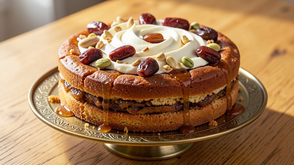 Arabic Date Cake Recipe: Honey-Soaked Layers with Cardamom Spice