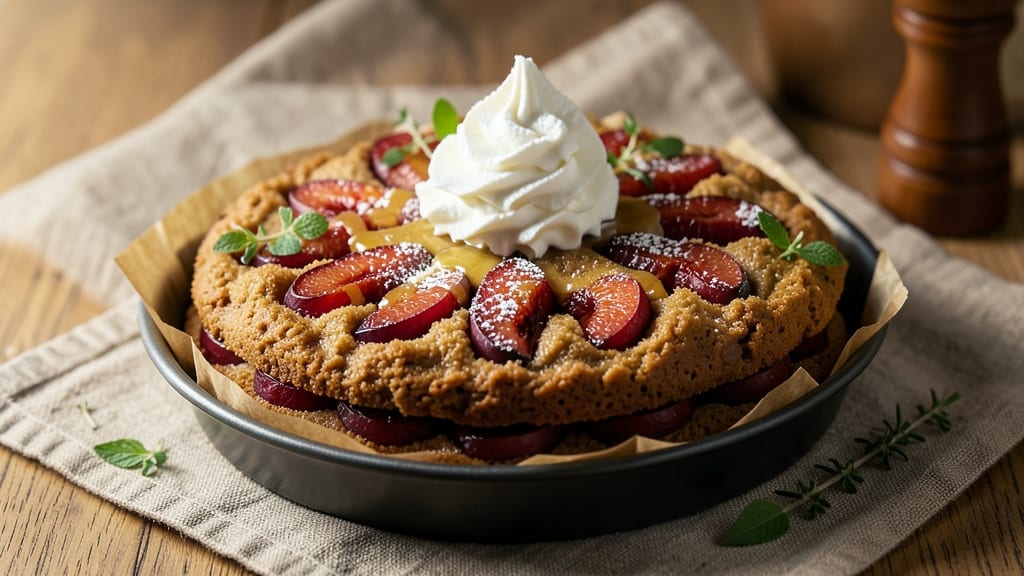 Almond Flour Plum Cake Recipe: Nutty Base and Juicy Fruit Harmony