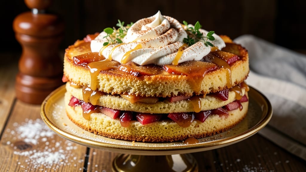 Paula Deen's Apple Caramel Cake Recipe: Spiced Layers and Gooey Caramel Rivers