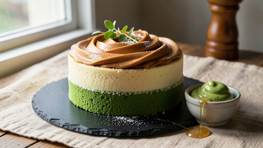 Asian Jiggly Cake Recipe: Silky Matcha Layers With Bouncy Cheesecake Texture