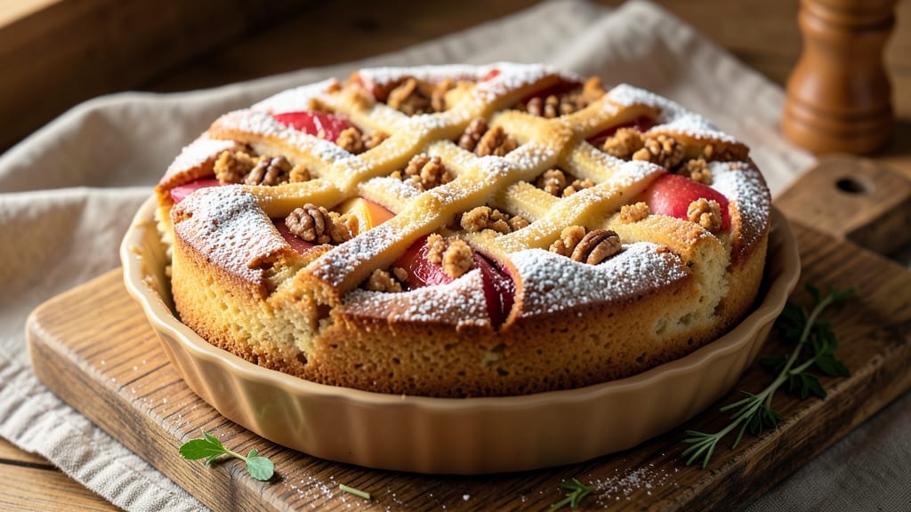 Apple Buttermilk Coffee Cake Recipe: Spiced Apple Streusel with Buttery Layers