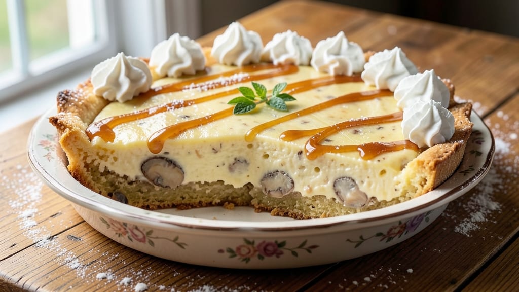 Aunt Carrie's Clam Cake Recipe: Buttery Streusel Crown Over Silky Vanilla Layers