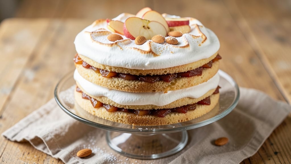 Apple Meringue Cake Recipe: Fluffy Layers and Toasted Top Magic