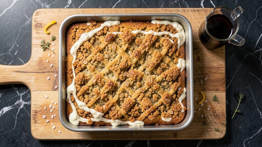 Auntie Anne's Coffee Cake Recipe: Buttery Streusel Crown Over Vanilla Swirl Bliss