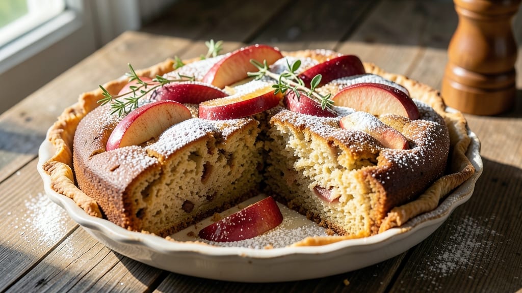 American Apple Cake Recipe: Spiced Vanilla Streusel Over Juicy Fruit Layers