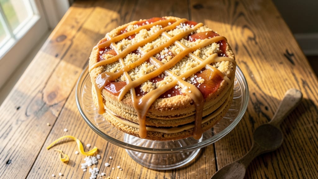 Apple Macaroon Cake Recipe: Vanilla-Infused Layers with Crunchy Top