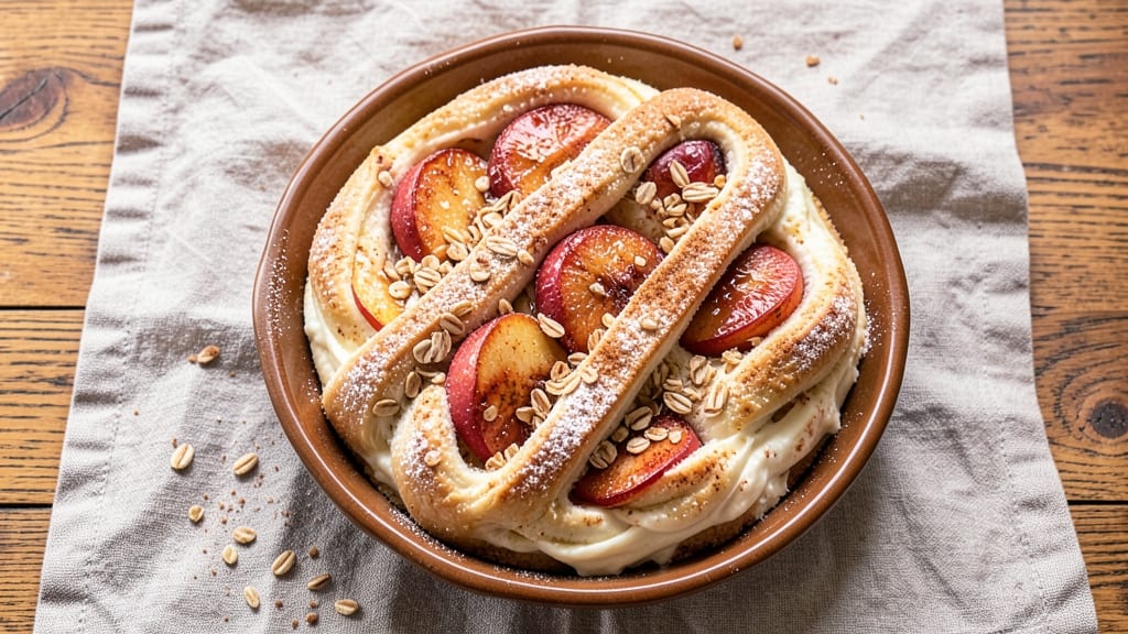Apple Pie Cheesecake Braid Recipe: Buttery Streusel Crown Over Silky Vanilla Cheesecake