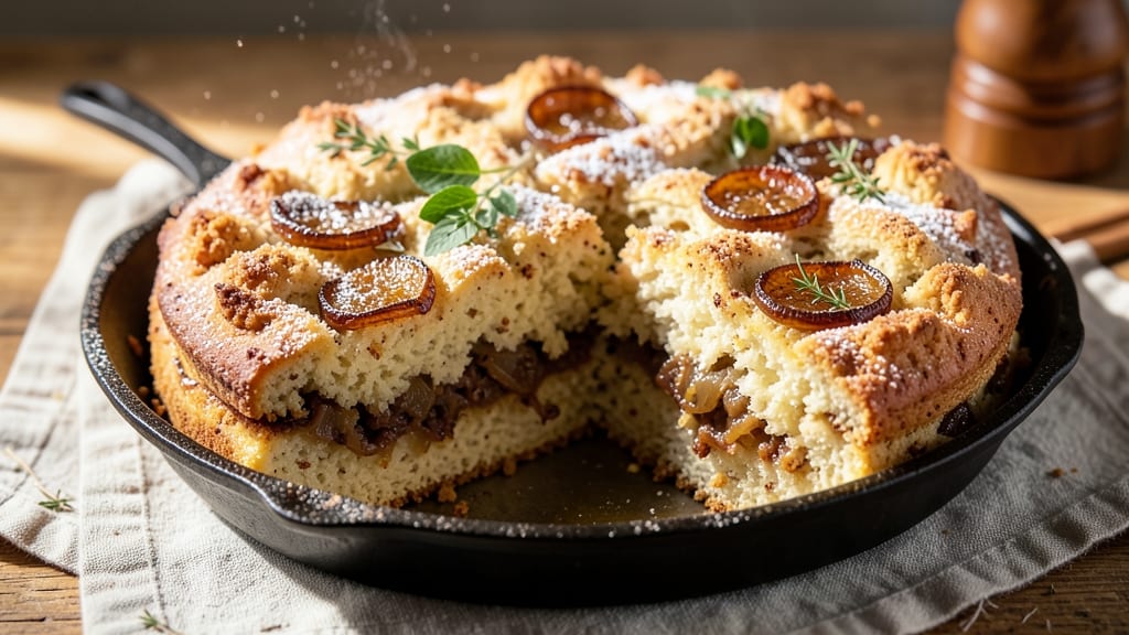 Amish Onion Cake Recipe: Warm Spiced Layers With Buttery Crust Magic