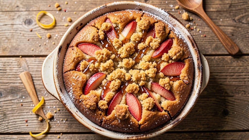 Apple Coffee Cake With Crumble Topping Recipe: Warm Spice Streusel Over Moist Apple Layers