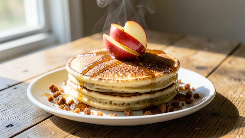Apple Pancake Mix Recipe: Spiced Apple Streusel Topping in Every Bite