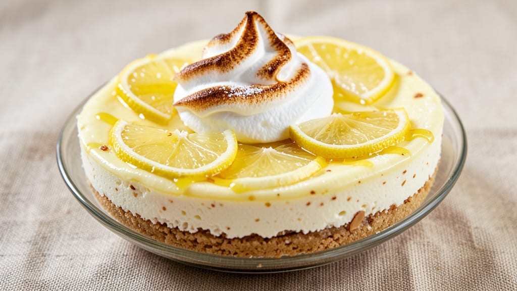 Amalfi Lemon Meringue Cheesecake Recipe: Citrus-Infused Crunch Over Cloud-Like Sweetness