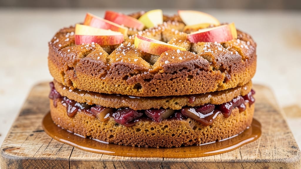 Apple Cider Layer Cake Recipe: Spiced Caramel Swirls and Buttery Layers