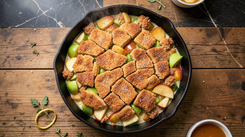 Apple Cobbler Recipe With Pancake Mix: Breakfast-for-Dinner Twist in One Pan