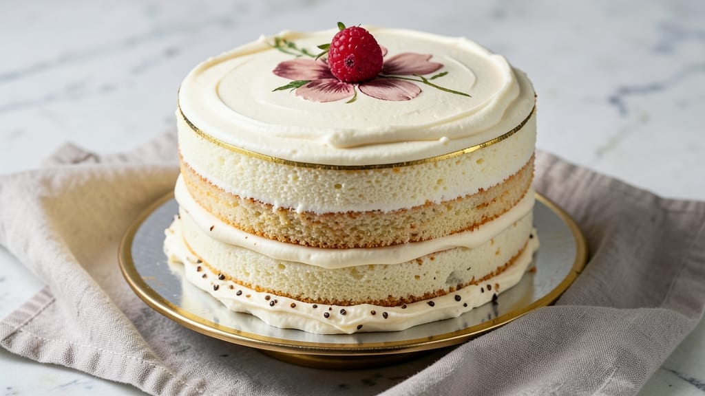 American Vanilla Cake Recipe: Ultra-Moist Layers with Vanilla Bean Secret