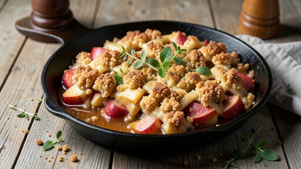 Apple Crumble Cake Recipe UK: Warm Spiced Topping Over Juicy Apple Filling