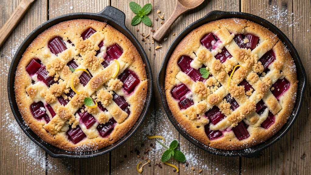 Amish Rhubarb Cake Recipe: Buttery Streusel Crown Over Tart Fruit Layers