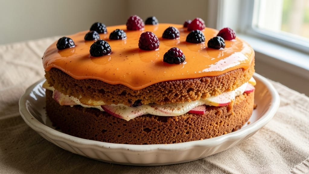 Apple Blackberry Cake Recipe: Burgundy Layers With Tart-Sweet Balance