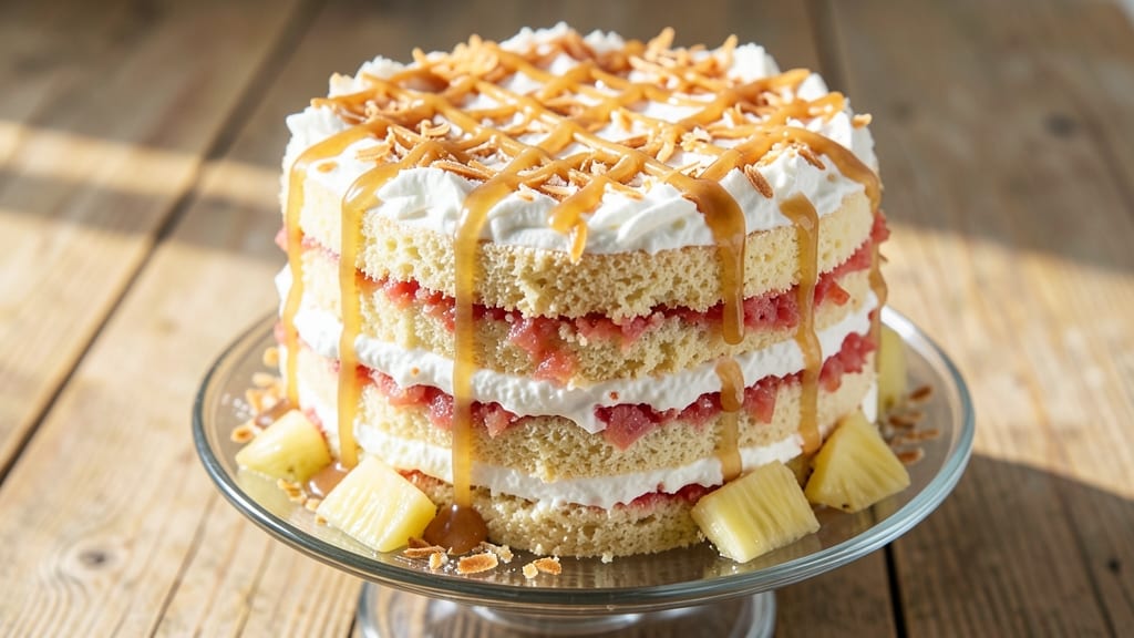Angel Food Cake Mix and Crushed Pineapple Cake Recipe: Tropical Twist With No Eggs