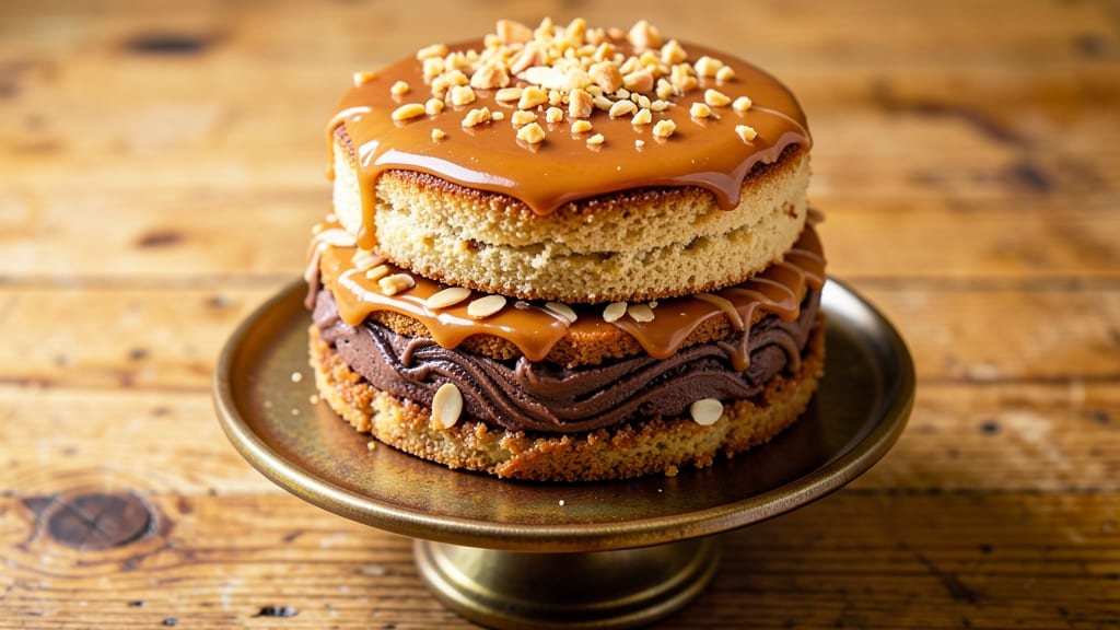 Almond Praline Cake Recipe: Nutty Caramel Crunch in Every Layer