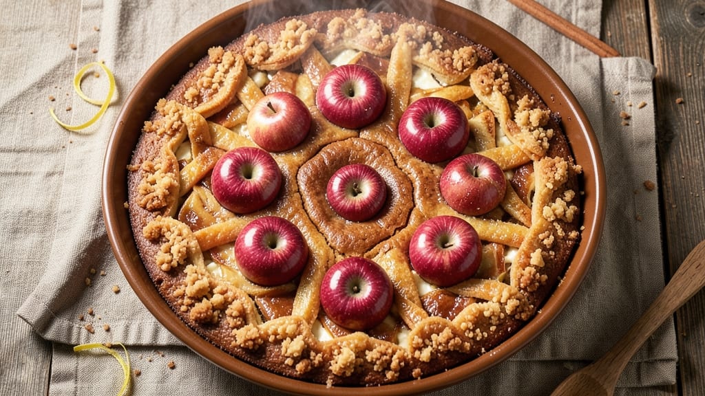Apple Bake Cake Recipe: Warm Spiced Layers With Buttery Streusel Topping