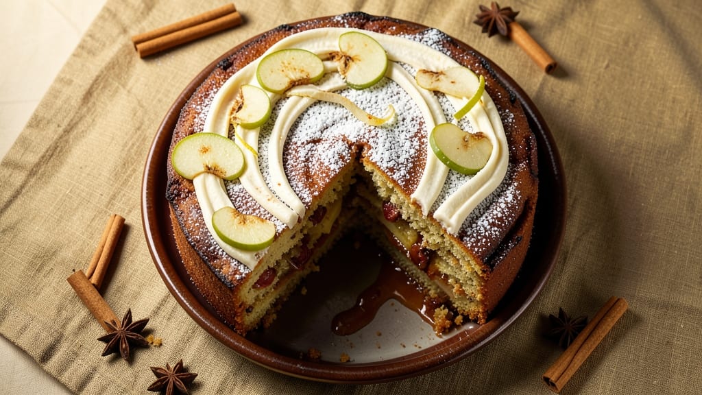 Apple Christmas Cake Recipe: Spiced Fruit Layers with Buttery Frosting Magic
