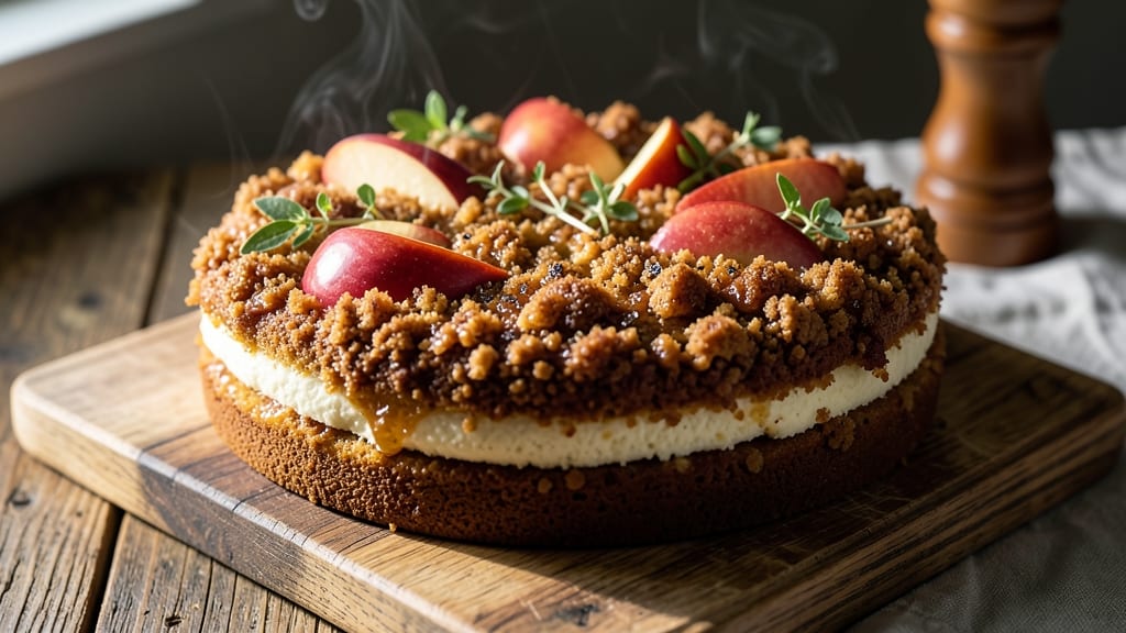 Apple Cake With Crumb Topping Recipe: Buttery Streusel Crown Over Spiced Apple Filling