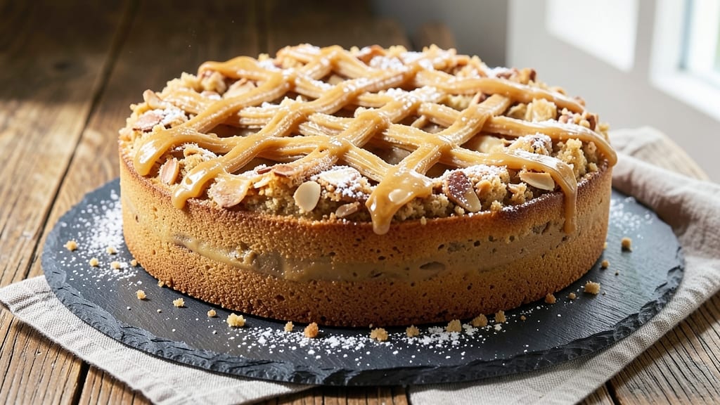 Almond Paste Coffee Cake Recipe: Nutty Vanilla Streusel Crown Over Moist Swirls