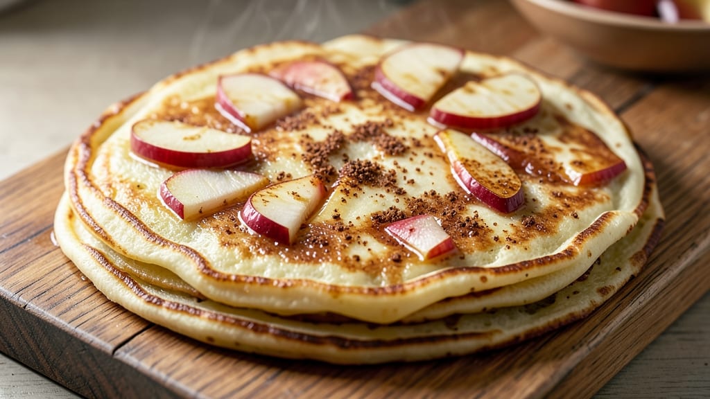 Apple Oven Pancakes Recipe: Warm Cinnamon Streusel Over Spiced Apple Filling