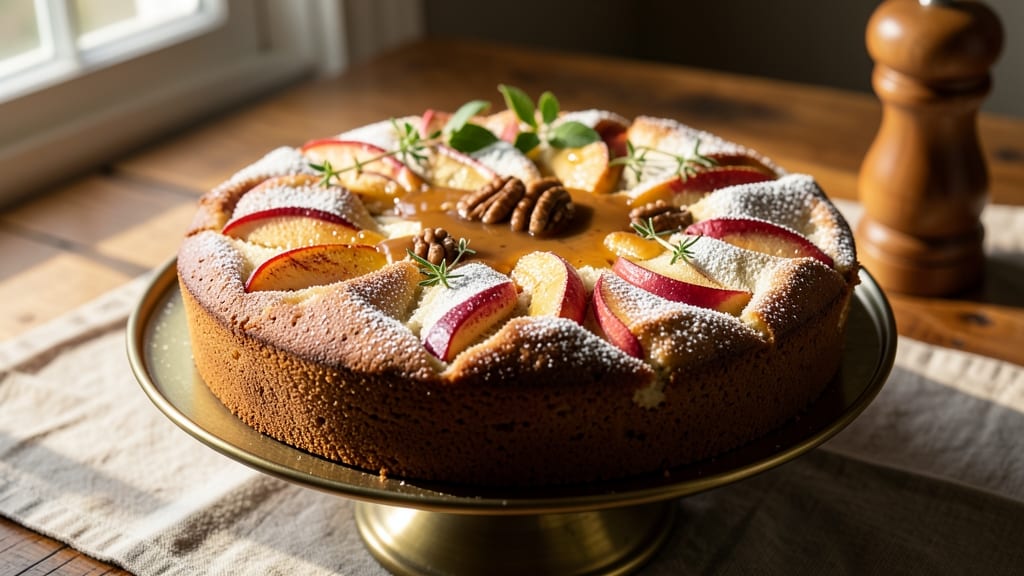 Apple Cake Recipe in 13x9 Pan: Cinnamon-Apple Swirls With Buttery Streusel Crown