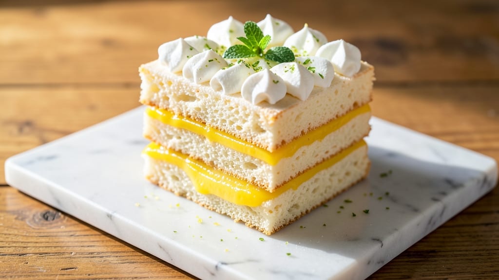 Angel Food Cake With Lemon Filling Recipe: Light-as-Air Cake With Zesty Citrus Magic