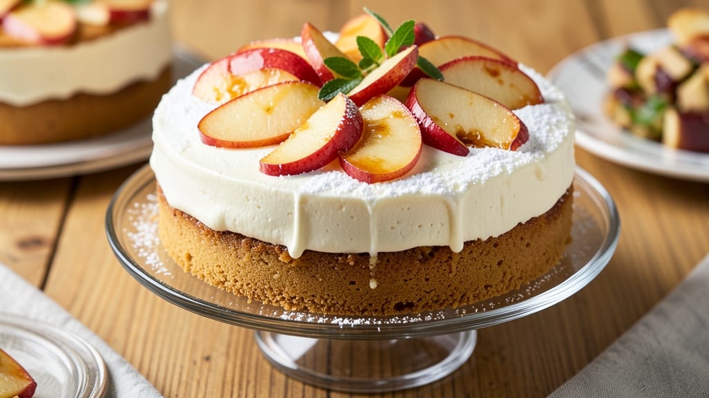 Apple Cream Cake Recipe: Vanilla-Infused Layers With Buttery Crunch Topping