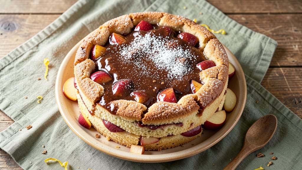 Apple Birthday Cake Recipe: Caramelized Apple Layers with Vanilla Buttercream Frosting