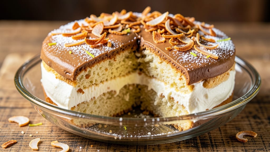 Amazing Coconut Cake Recipe: Tropical Layers With Moist Center and Toasted Crunch