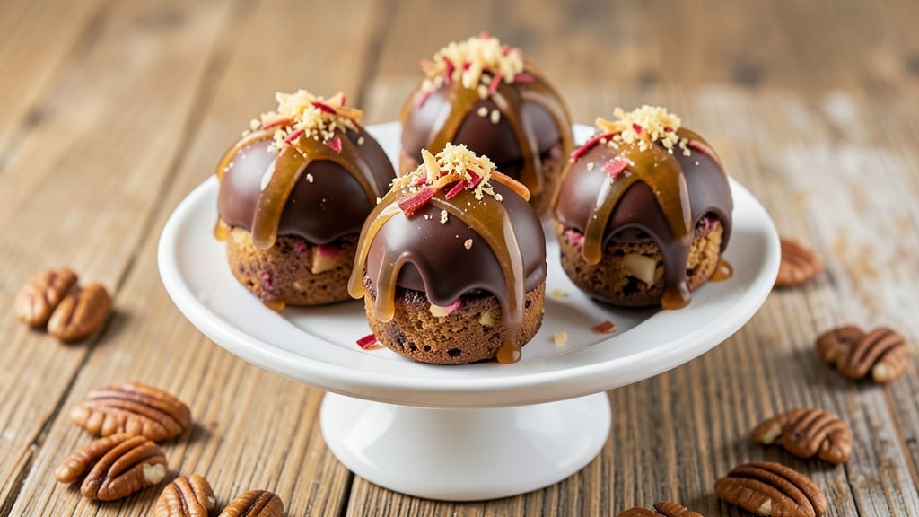 Apple Cake Pops Recipe: Caramel-Dipped Fruit Bites With Vanilla Cake Core