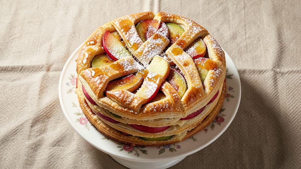 Apple Napoleon Cake Recipe: Layered Puff Pastry and Spiced Apple Bliss