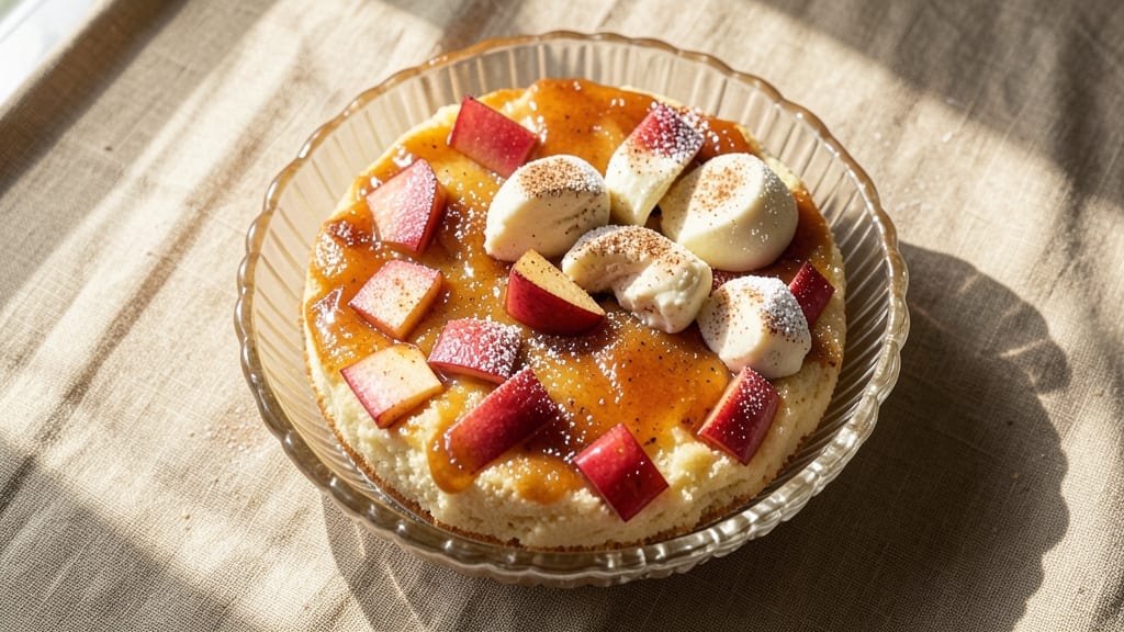 Apple Spoon Cake Recipe: Mini Servings With Vanilla-Infused Layers