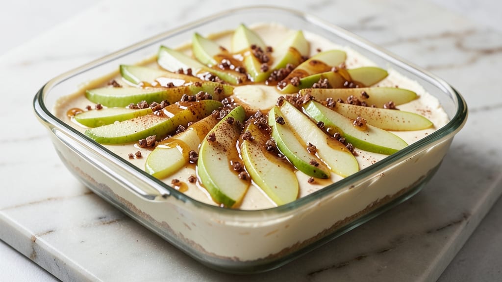 Apple Cheesecake Topping Recipe: Caramelized Cinnamon Sugar Crunch