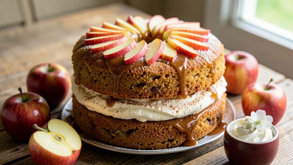 Apple Hill Placerville CA Apple Cake Recipe: Spiced Fruit Layers With Buttery Streusel Crown