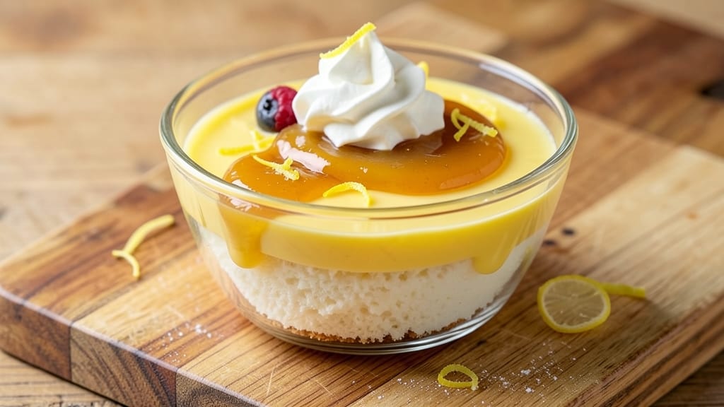 Angel Food Cake Mix and Lemon Pudding Recipe: Layered Citrus Dream in One Bowl