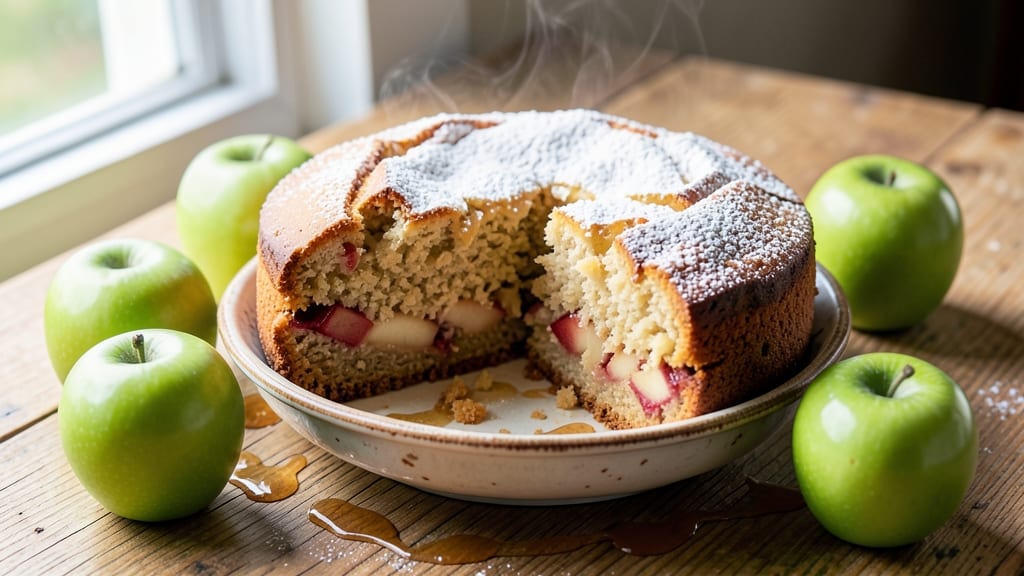 Apple Cake Recipe With Grated Apples: Spiced Moistness and Caramelized Apple Bites