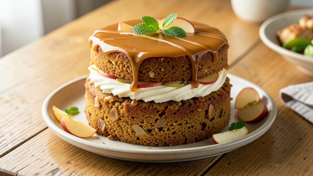 Apple Chip Cake Recipe: Warm Spice Streusel Over Moist Apple Layers