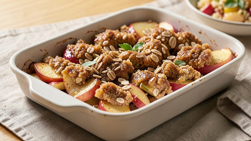Apple Crisp Recipe With Spice Cake Mix: Warm Spiced Streusel Over Juicy Apple Filling