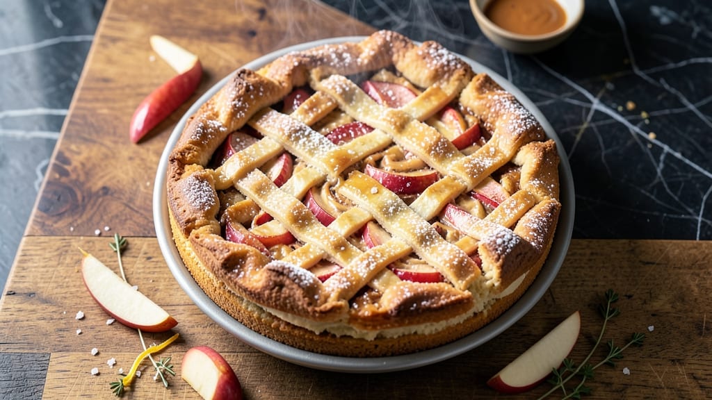Apple Pie Cake Recipe Details: Spiced Lattice Crust and Warm Cinnamon Filling