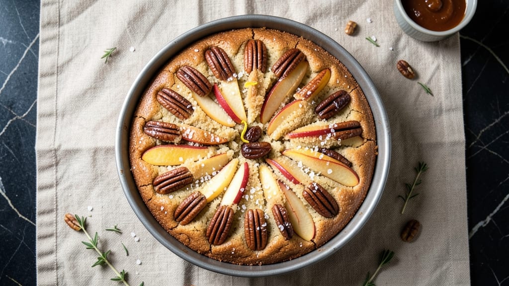 Apple Date and Pecan Cake Recipe: Moist Spiced Layers With Buttery Pecan Crunch