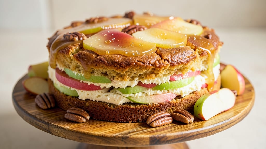 Apple Cake Recipe Ingredients: Spiced Streusel Crown Over Juicy Fruit Layers