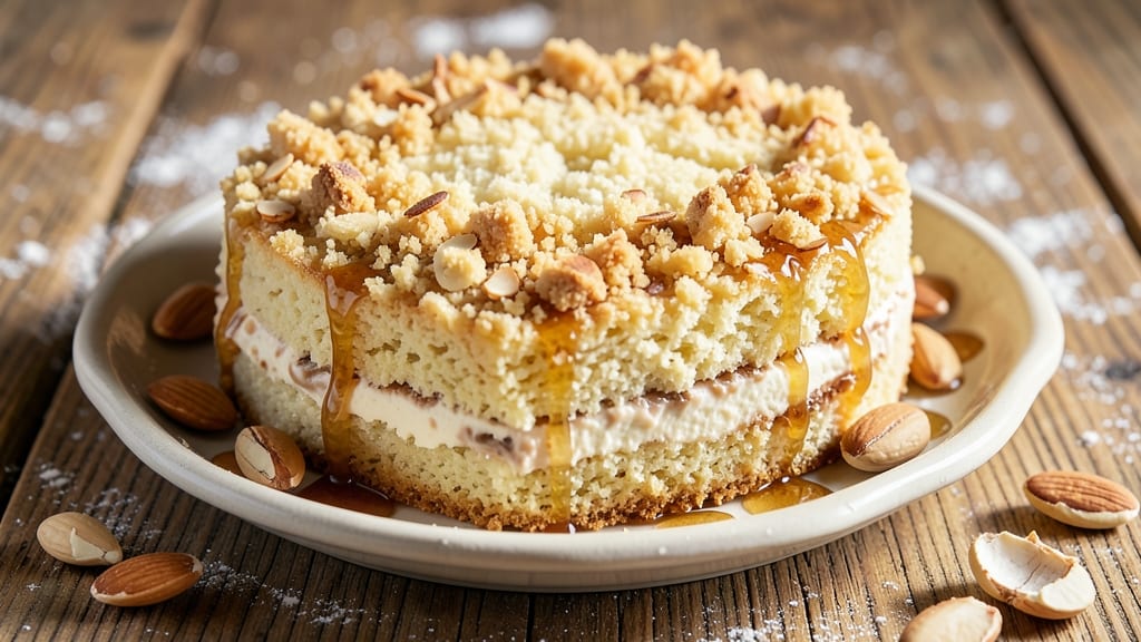 Almond Semolina Cake Recipe: Nutty Crunch Meets Moist Vanilla Layers