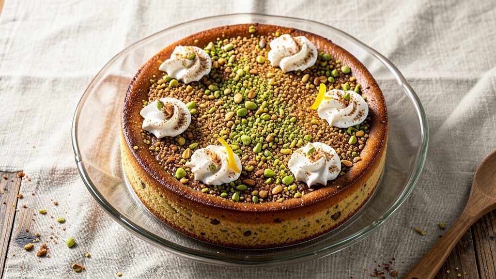 Almond Flour Pistachio Cake Recipe: Nutty Crunch and Moist Layers in One Bowl